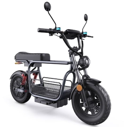 Patinete elétrico iScooter DX5 1500W Autonomia 72km Rodas 15x3.0 Suspensão hidráulica Preto