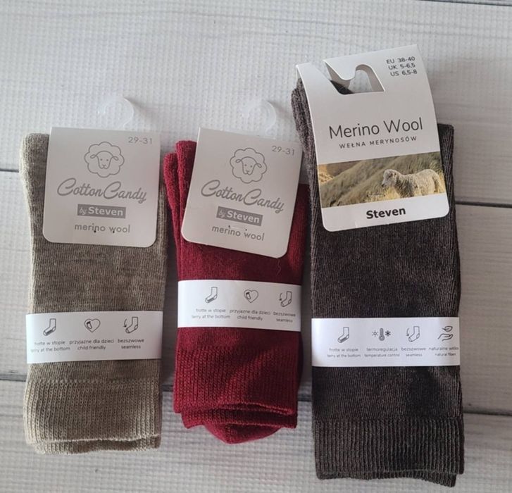 Zestaw skarpet merino