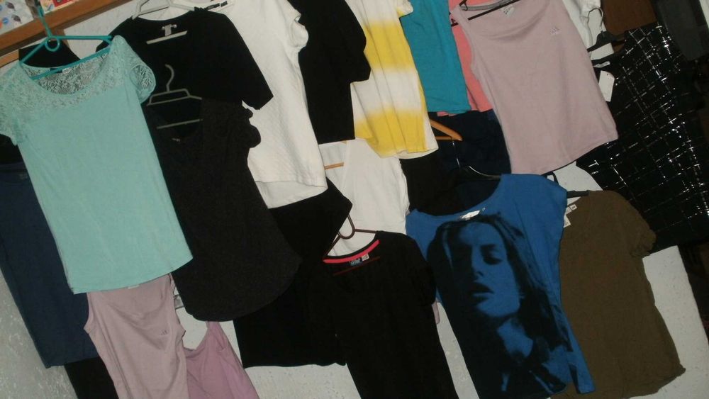 Koszulki, bluzeczki S/M/L Mexx, Quiosque, Adidas ..- giga zestaw ok 60