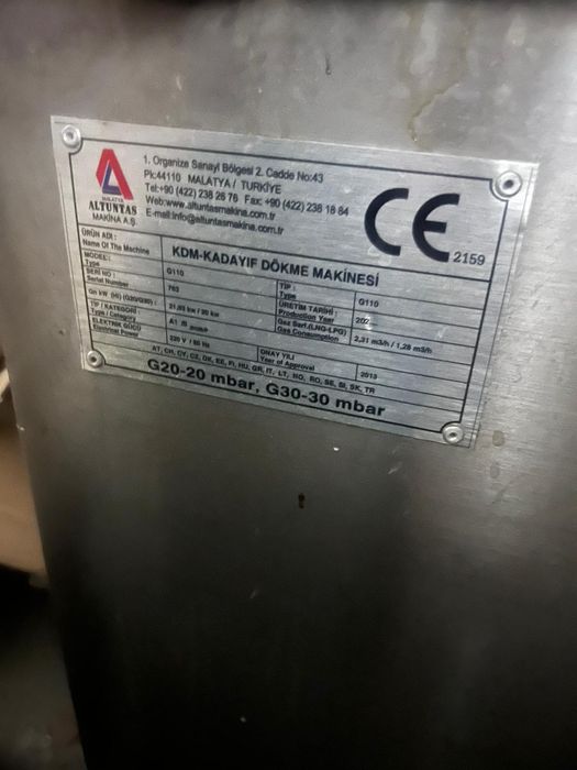 PIEC do produkcji ciasta kataifi / kadaif
