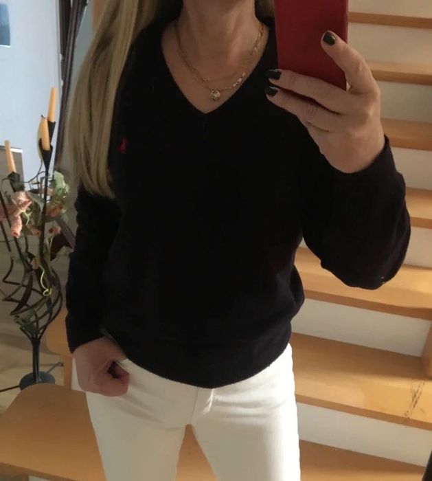 Sweter Polo Ralph Lauren 100% kaszmir L unisex