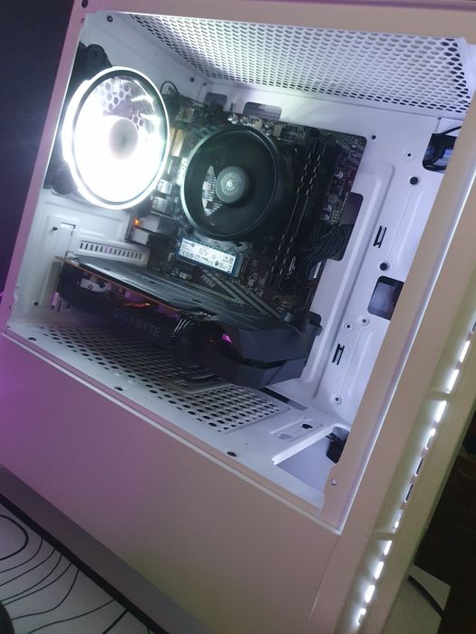 Мощный ПК Ryzen 5 5500 GTX 1660 Super 16GB DDR4 Nvme 1tb Kingston