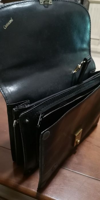 Ceancarel bolsa  em pele para homem