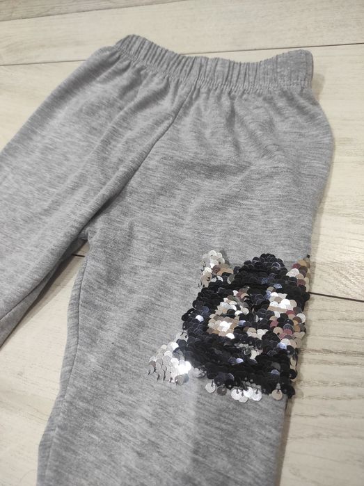 Legginsy dziewczęce z pandą