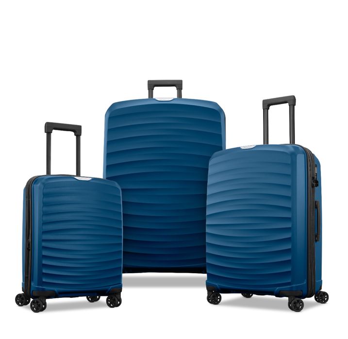 Чемодан, Валіза Samsonite Hyperflex Navy 100%Polipropilene