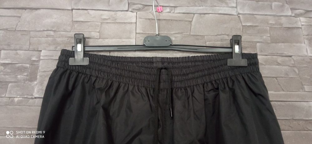 Czarne męskie spodnie outdoorowe r.L/40