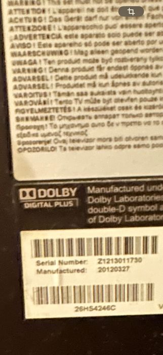 LCD tv thomson telewizor