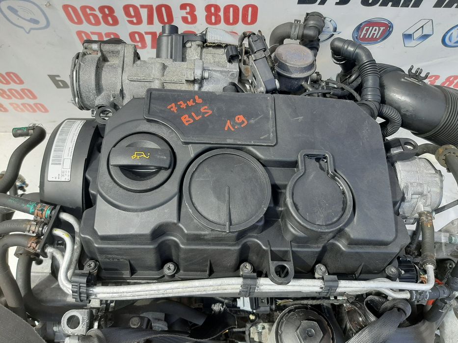Двигун мотор 1,9 BLS Volswagen Caddy 2004-10 Golf 5 Skoda a5 Passat B6