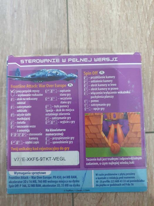 Komputer świat 11/2003 Ftrontline Attack War over Europe, Spin Off PC