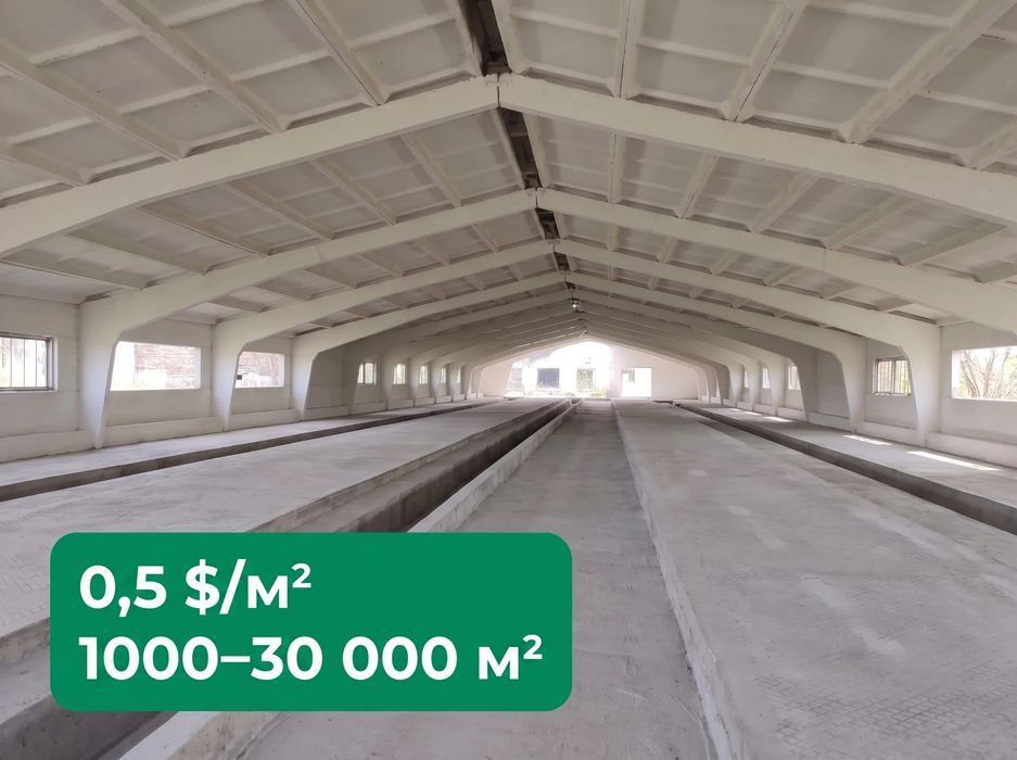 Оренда 1 000–30 000 м², Чернігівська обл.: ферма / склад / виробництво