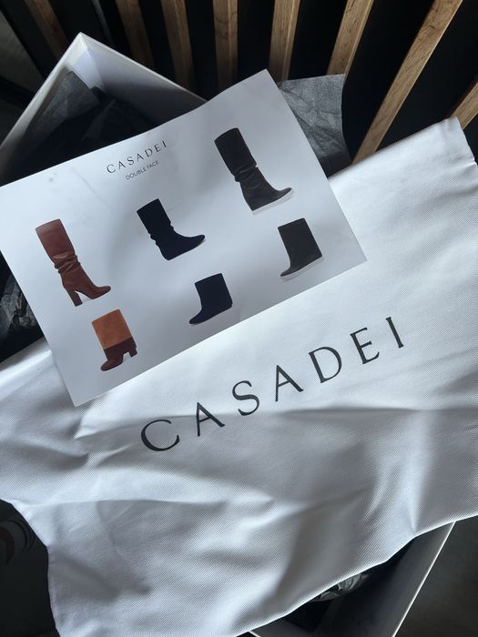 Botki kozazki casadei czarne Casadei