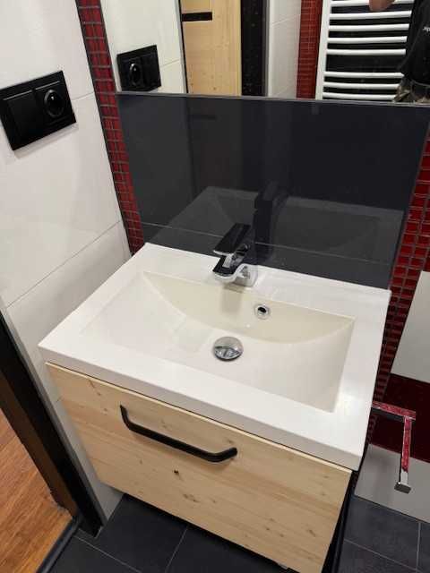 Nowoczesna umywalka łazienkowa + bateria gratis