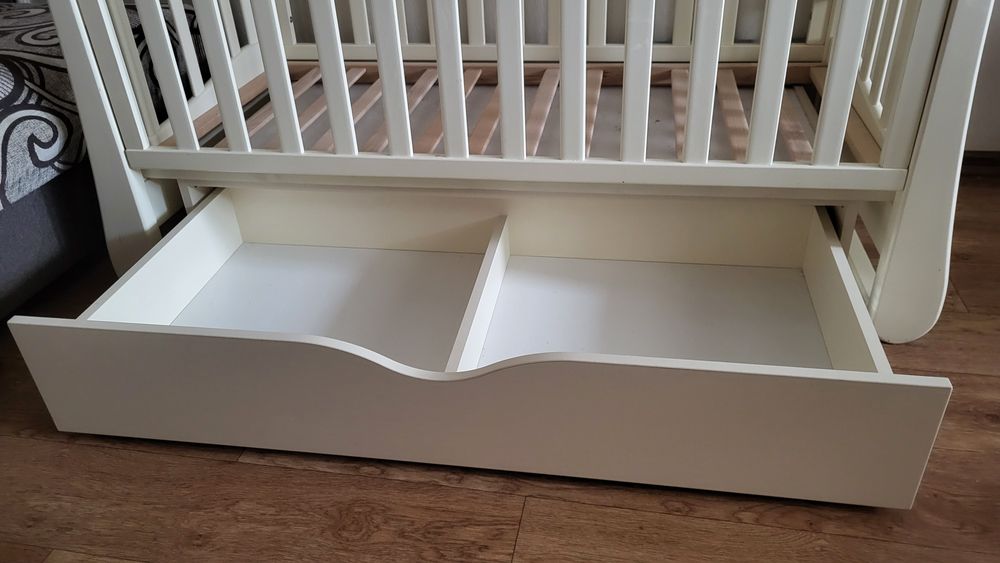 Ліжко для немовлят. Верес. З ортопед.матрацом. З маятником. 3 рівні