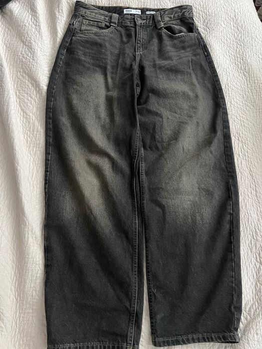 джинсы baggy barrel черные,house