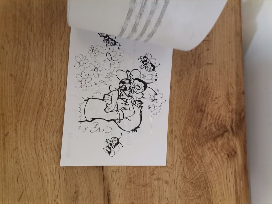 Kolorowanka i książeczka bajki o pszczołach nowa