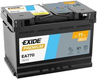 Akumulator EXIDE 77ah 760a EA770 ul. Lubicka 22