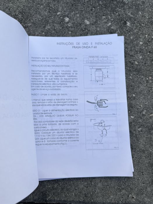 Triturador de residuos FRASA para peças ou reparação
