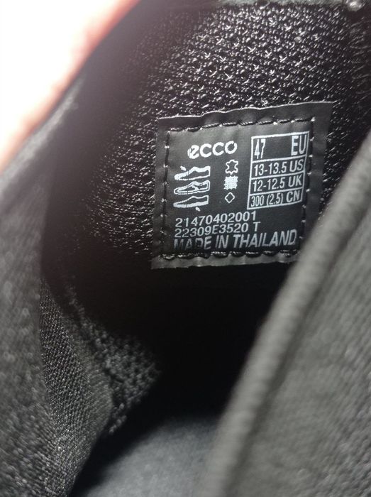 Черевики шкіряні челсі ECCO Grainer 47р.
