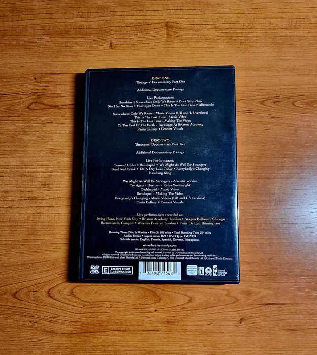 KEANE - Strangers (2 DVDs) The incredible story of a musical phenomenon!64552463115137121