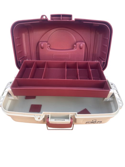 Міцний рибальський ящик для аксесуарів FL PRO 34x20x15.5см