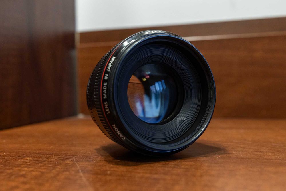 Obiektyw Canon EF 50mm f/1.2 L USM idealny stan filtr UV