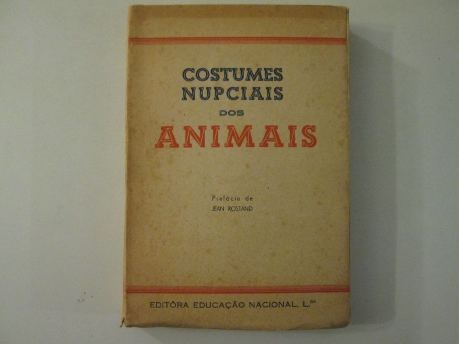Costumes nupciais dos animais- Vários Autores