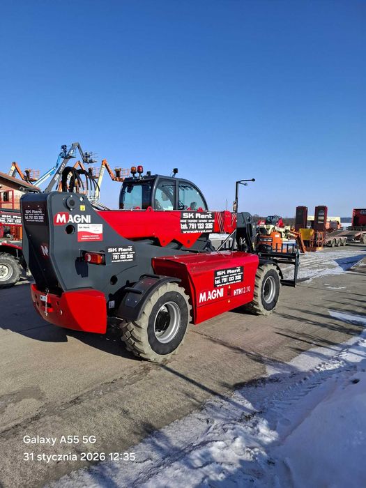 Usługa Ładowarka teleskopowa udźwig 12 ton,widły 2,5m, rozładunki