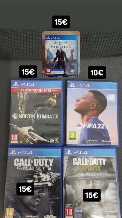 Jogos ps4 em bom estado