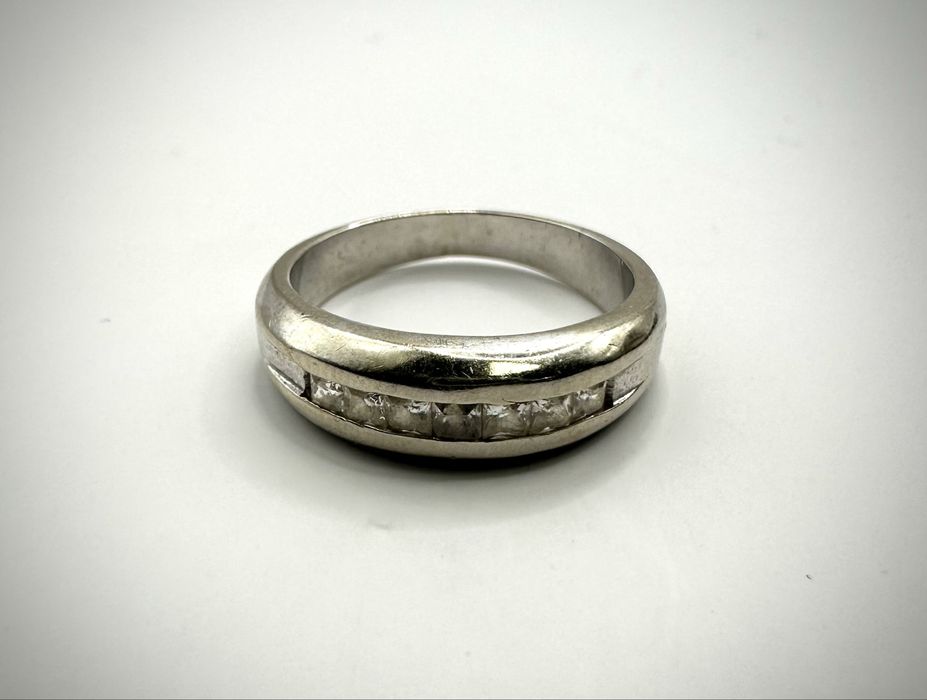 Pierścionek (białe złoto) 3,63g - SPOKO Lombard Sieradz Skup Złota