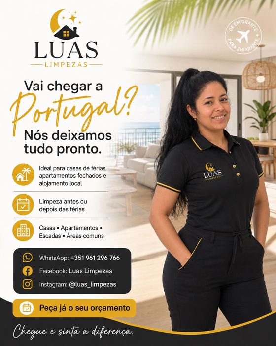 Serviços de limpeza profissional ao domicílio