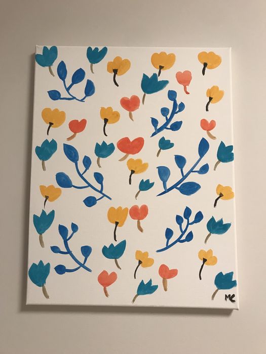 Tela original pintado à mão