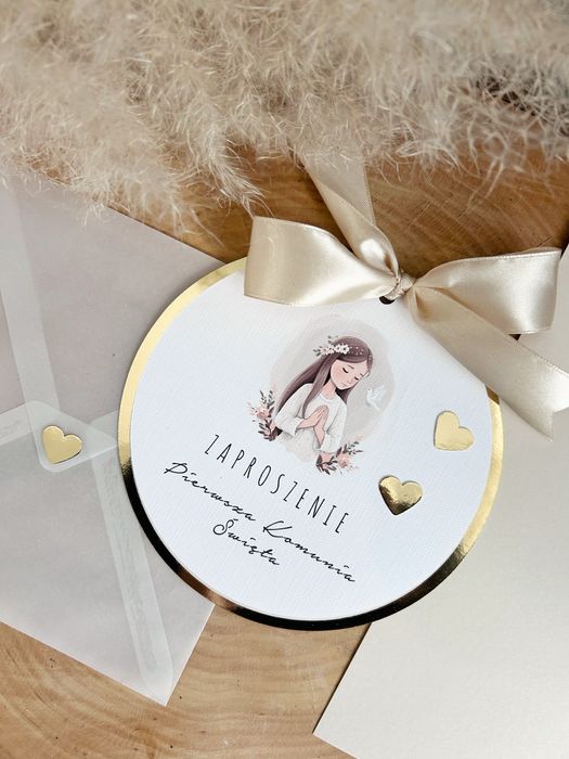 Zaproszenia komunijne na komunię 2025