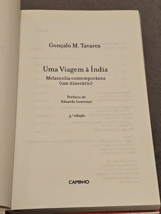 Gonçalo M. Tavares - Uma viagem à India - Capa dura