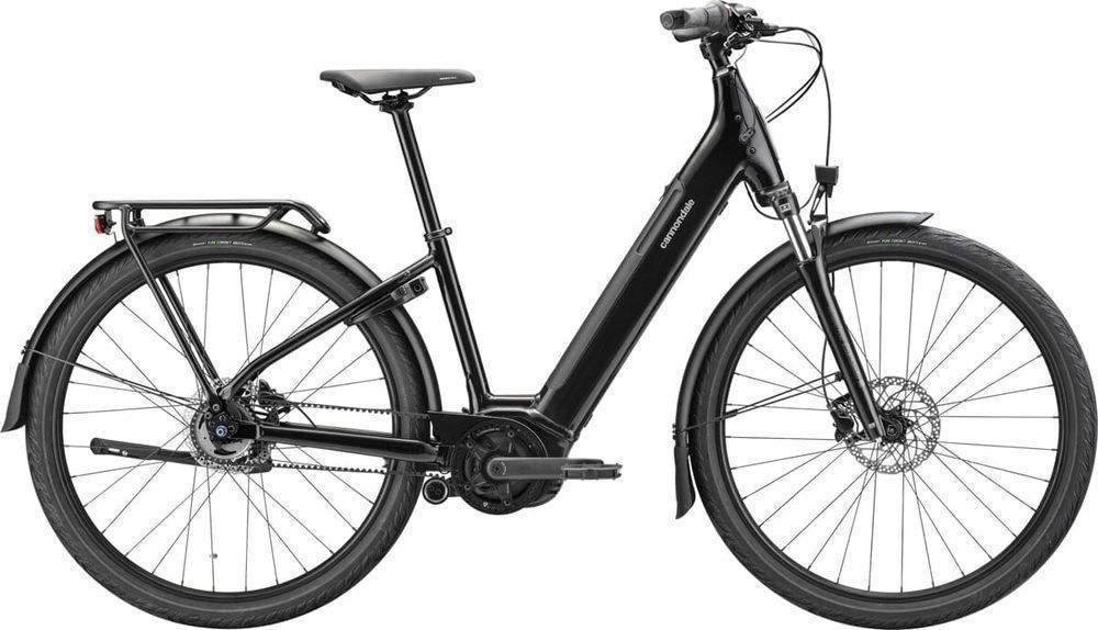 Rower elektryczny miejski  city e-urban CANNONDALE MAVARO 4 Black M Bosch Pasek
