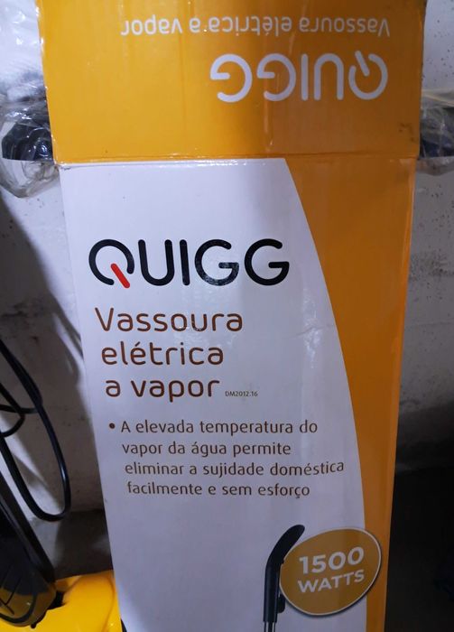 Vassoura Elétrica a Vapor QUIGG