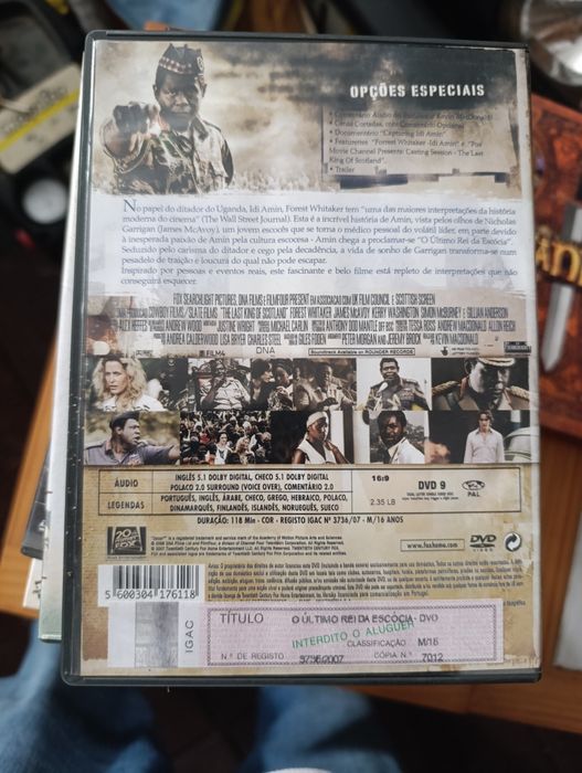 Dvd O último rei da Escócia