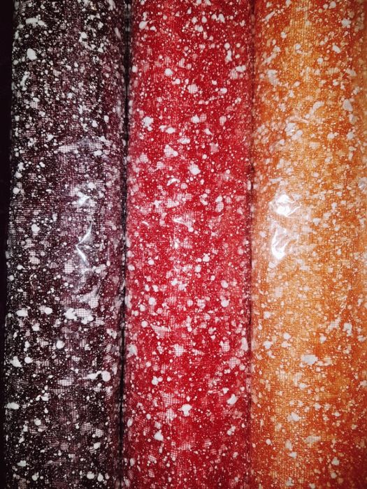 Материал для оформления букетов и поделок сетка снег