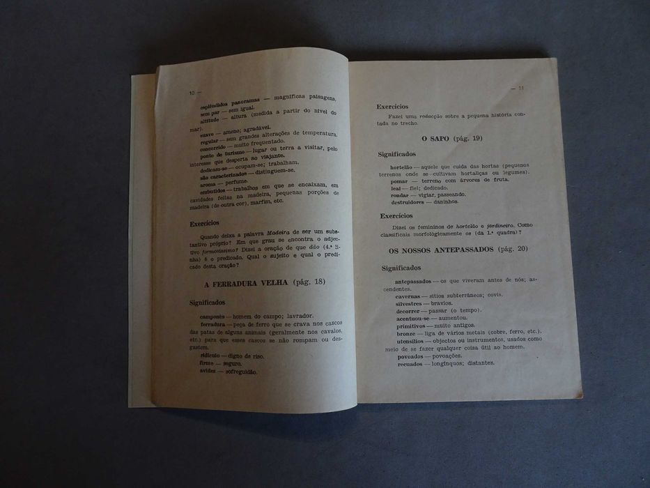 Livro Guia do Aluno 4ª classe Editora Educação Nacional Adolfo Machado