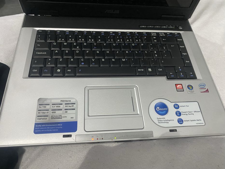 Notebook ASUS  F3s