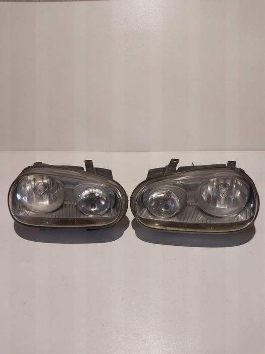 Komplet HELLA prawa lewa lampa przód przednia vw volkswagen Golf 4 IV