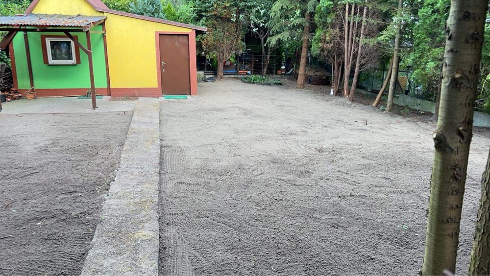 Ziemia ogrodowa czarnoziem humus prace ziemne