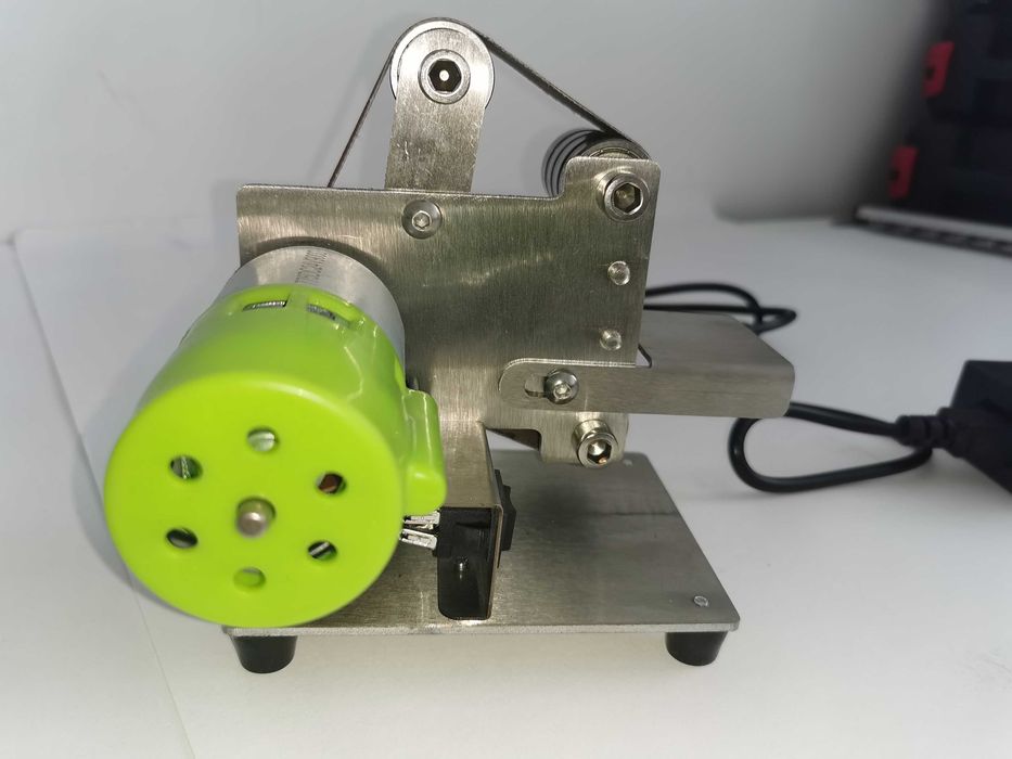 мини Гриндер для заточки ножей и инструмента, шлифовка, лента 30х330