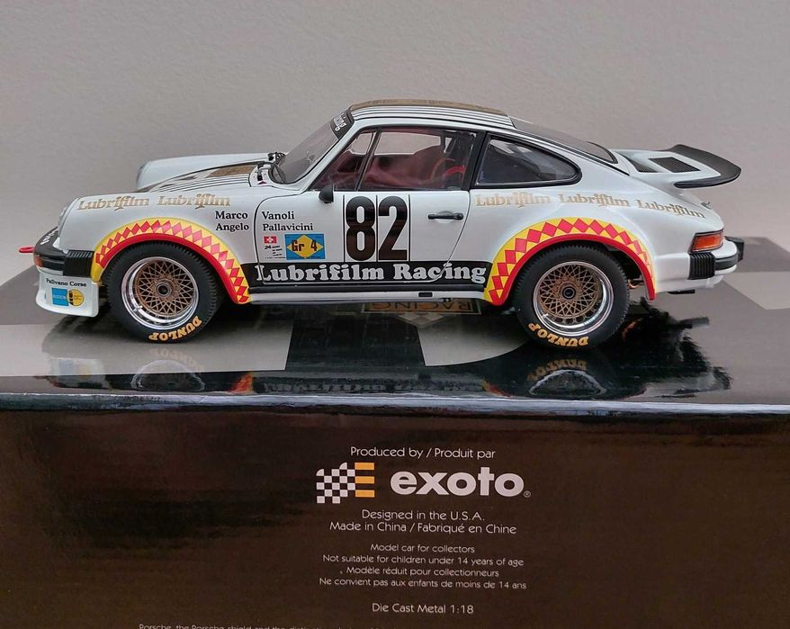Miniatura Porsche 934 RSR #82 Class Winner Le Mans 1979 EXOTO 1:18