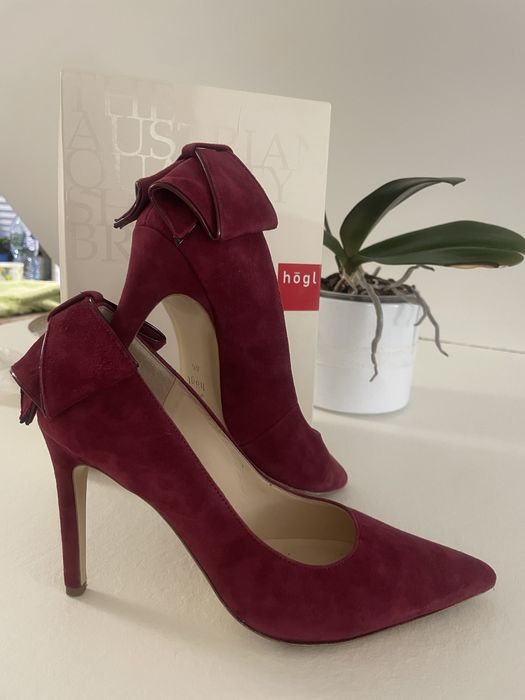 Szpilki skórzane Högl