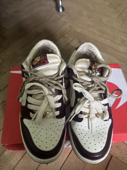 Nike Dunk Low Lx white brown