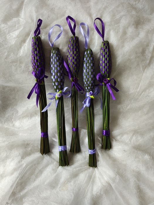 Fusetki lawendowe plecione lawenda zapach do szafy garderoby