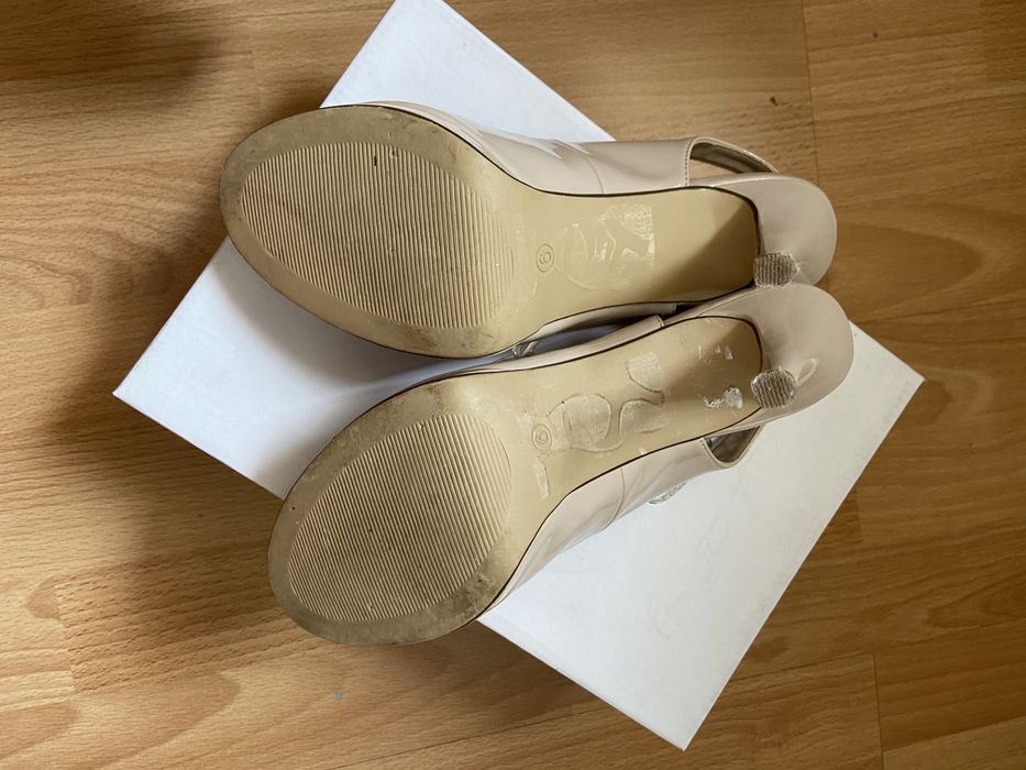 Szpilki sandały na obcasie 37 6 24 cm