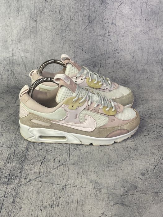 Жіночі кросівки nike air max 90 futura pink beige 38.5