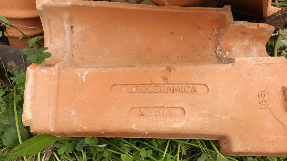 Telhas de cerâmica de Azeitão