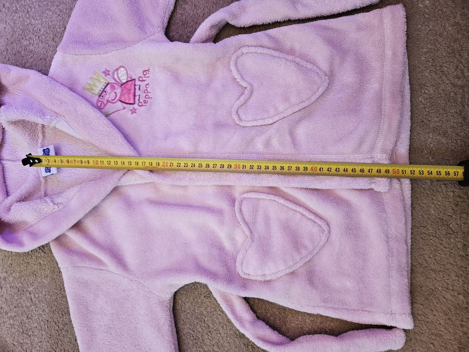 Szlafrok Świnka Peppa r. 92-98 różowy